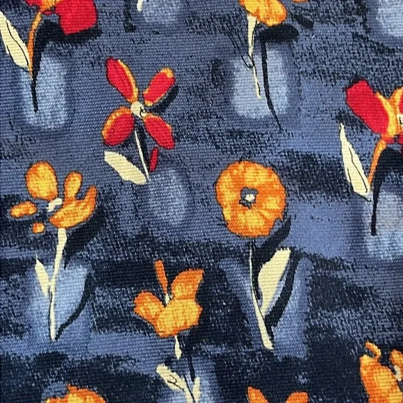 Men’s Silk Tie Floral Metropolitan Museum of Art 100% Imported Silk Masterworks - Picture 2 of 4